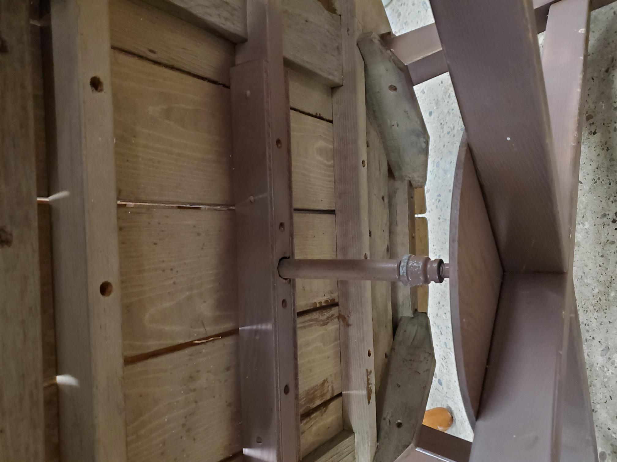 Habitat Bucks ReStore Outdoor Two Tiered Lazy Susan Coffee Table