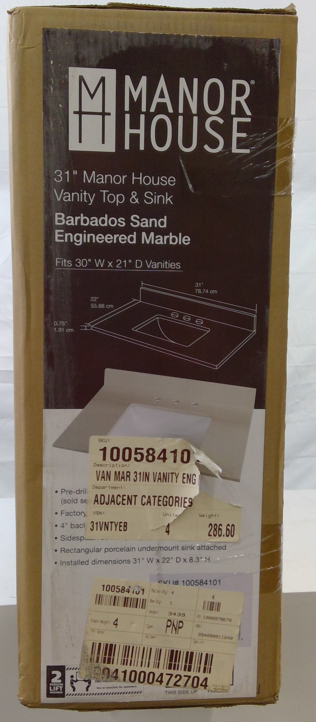 DuPage Habitat for Humanity Vanity Top