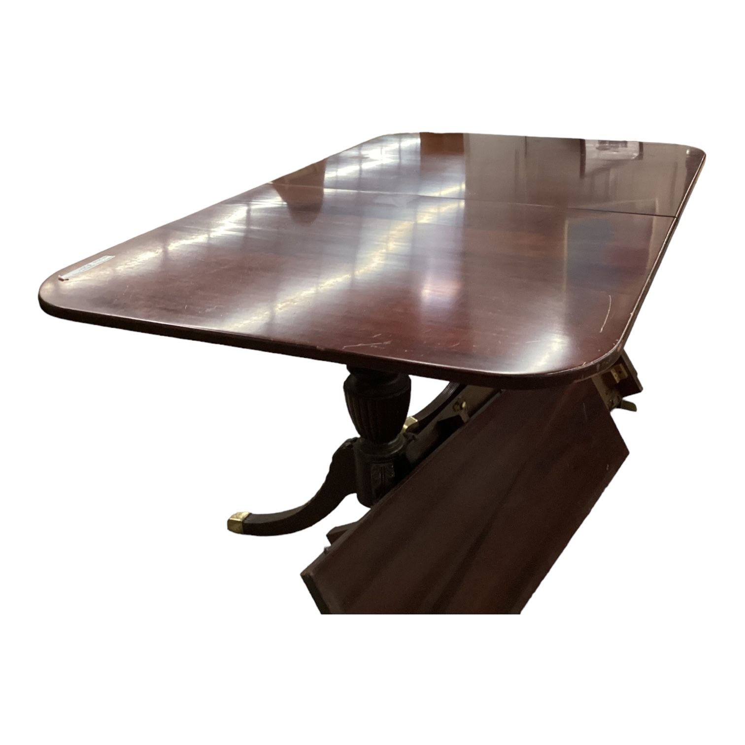 Catawba Valley Habitat for Humanity ReStore Cherry Finish 2 Pedestal