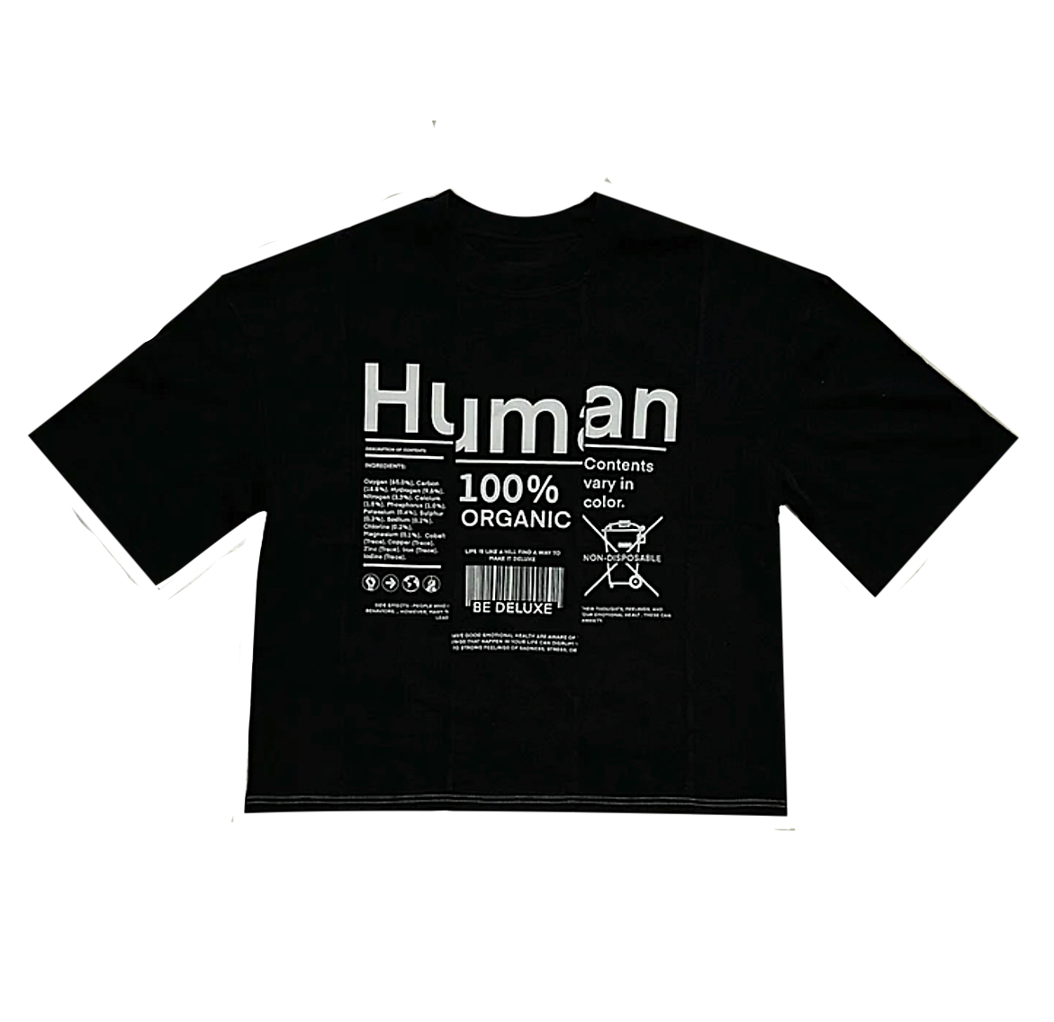 Atlanta ReStore - 2121P2 | DELUXE HILLS Human Tee| LARGE | BLACK
