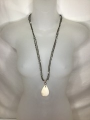 White Stone Necklace