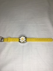 Yellow Flower Charm Bracelet