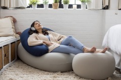 Moon Pod: Zero-Gravity Bean Bag Chair