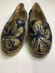 Prada Floral Print Espadrille Flats