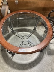 Circular Glass Coffee Table