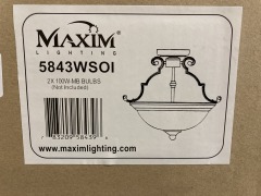 New Wolfers Essentials 2-Light Semi-Flush Mount