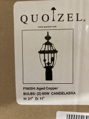 New Wolfers Quoizel NY9042AC Candelabra