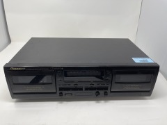 Pioneer CT-W205R Twin Tape Deck - Dolby B&C Hi-speed dubbing Auto Reverse Tested