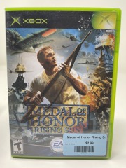 Medal of Honor Rising Sun Xbox With Manual