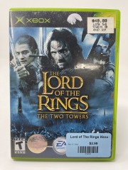 Lord of The Rings Xbox No Manual