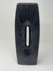 Tall Decorative Ceramic Vase Black 16\
