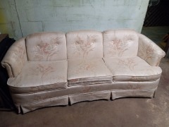 Floral couch