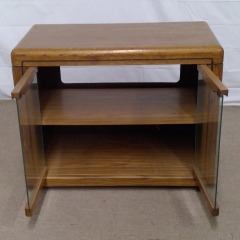 Glass Door TV Stand