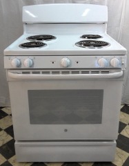 White GE Stove