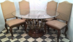 Ornate Table\/4 Chairs