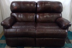 Brown Leather Sofa