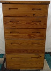 Tall Wood Dresser