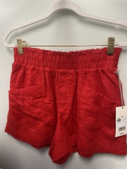 a.new day red shorts XS