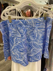 shade & shore blue tropical shorts XL
