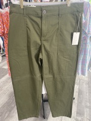 a.new day olive green casual pants SZ14