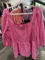 ava & viv pink top 1X