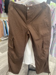 ambiance apparel brown cargo pants L