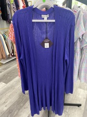 ava & viv purple throw over 3X