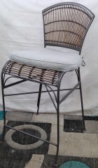 Metal + Bamboo Chair