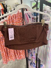 wild fable brown tube top XL