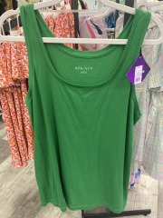 ava & viv green tangtop 1X