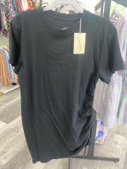 universal thread black t-shirt dress M