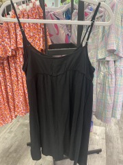 wild fable black spagehtti strap tangtop XS