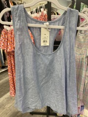 stars above blue jean tangtop XXL