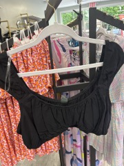 wild fable black bra top M
