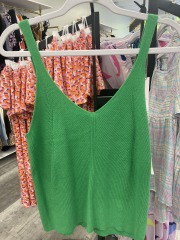 a.new day green tangtop L
