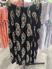 knox rose ebony long skirt S