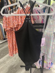 wild fable black tangtop onesie