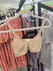 wild fable tan bra top XS