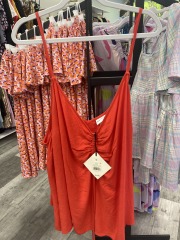 ava & viv orange thin strap tangtop 4X