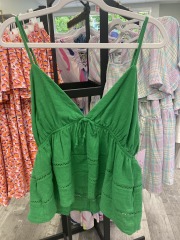 wild fable green spaghetti strap tangtop