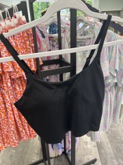 auden black bra top M