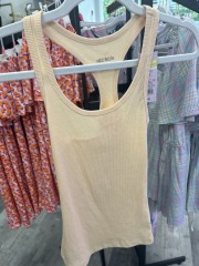 wild fable orangeish\/tan tangtop XXS
