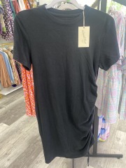 universal thread black t-shirt dress XS