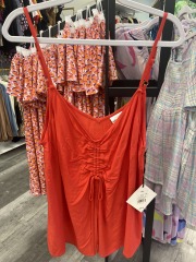 ava & viv orange thin strap tangtop XXL