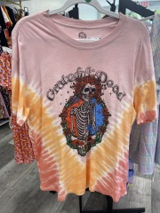 grateful dead pink t-shirt M