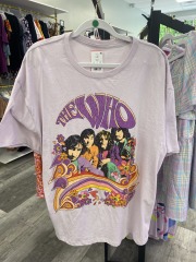 the who purple vinyl purple shirt L\/XL