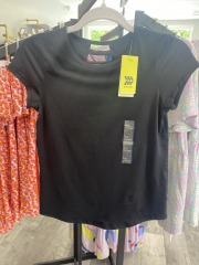 all in motion black t-shirt L