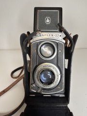 Graflex 22 Graftar 85mm F3.5 Camera With Case