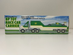 VINTAGE BP TOY RACE CAR CARRIER #1