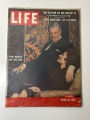 VINTAGE LIFE MAGAZINE APRIL 25 1955